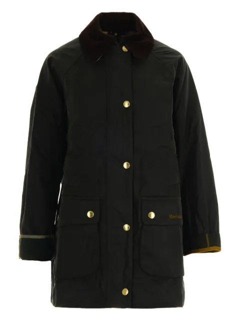 Barbour cotton corduroy-collar coat