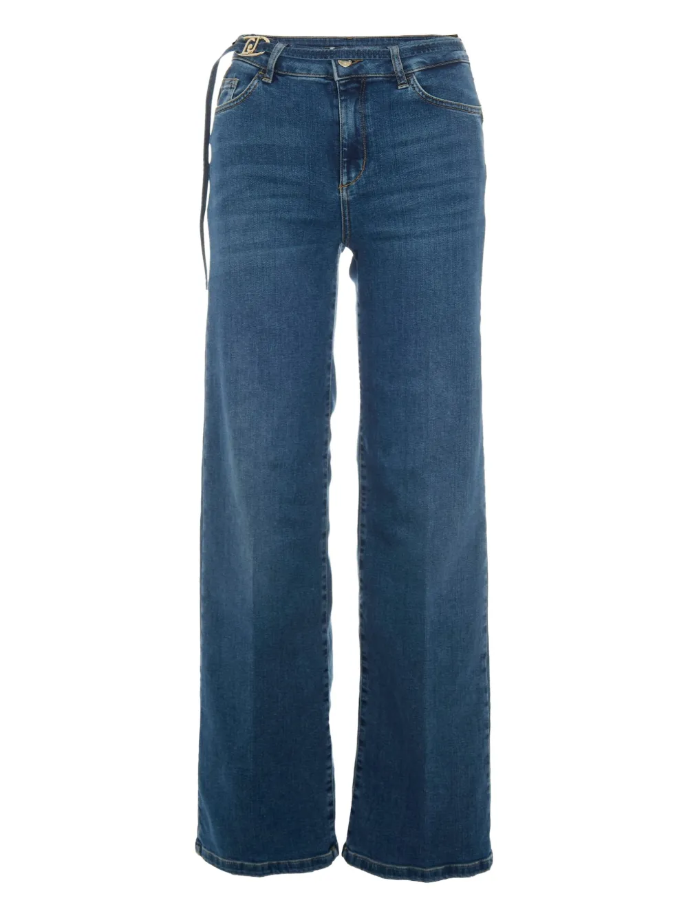 belt-detail jeans