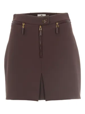 ワンピース ELISABETTA FRANCHI Women Mid Skirts LABT5551E2DO1 BROWN MIDI SKIRT for Women - Elisabetta Franchi | Biffi