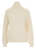 LIU JO roll-neck embellished sweater - Neutrals