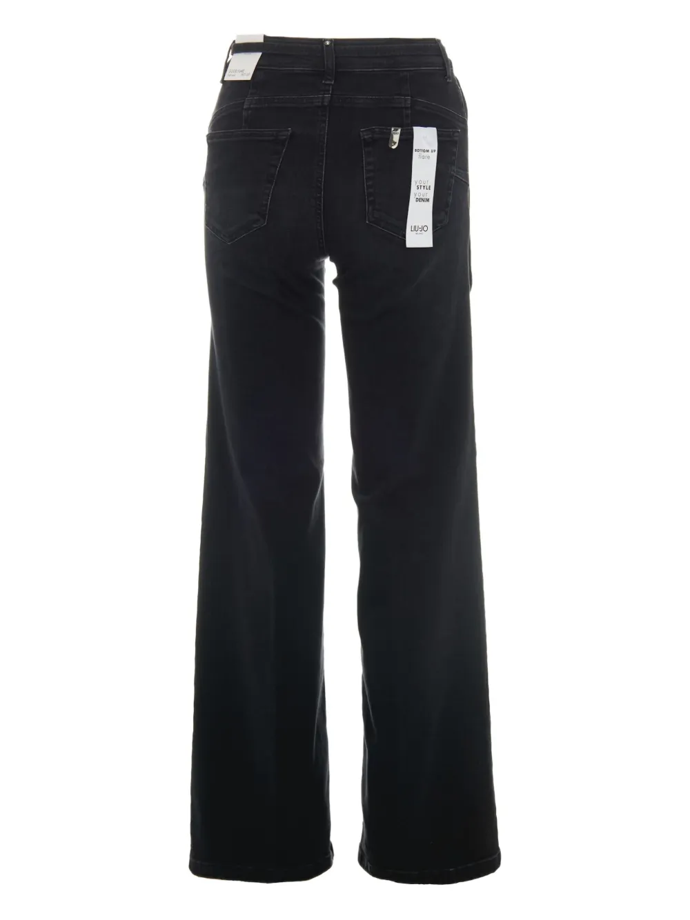 Liu •jo Belt-loop Detail Jeans In Black