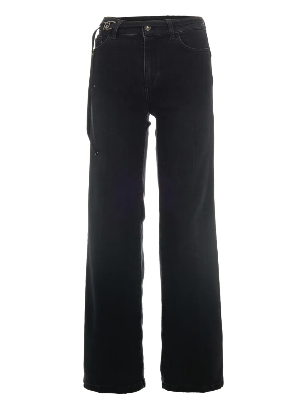 LIU JO belt-loop detail jeans | Black | Image 1
