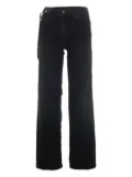 LIU JO belt-loop detail jeans - Black