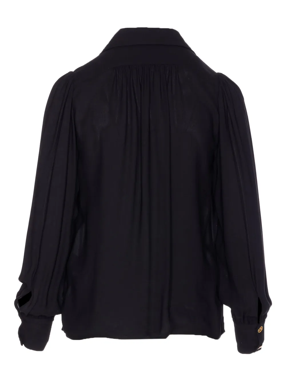 Elisabetta Franchi Blouse met V-hals Zwart