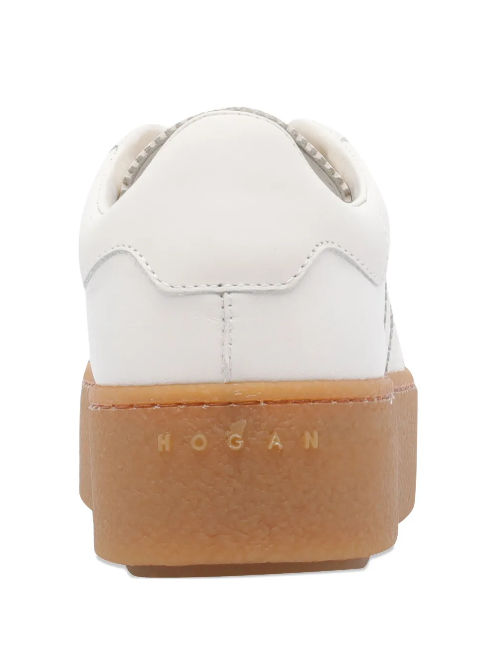Hogan Cool leather platform low-top sneakers White