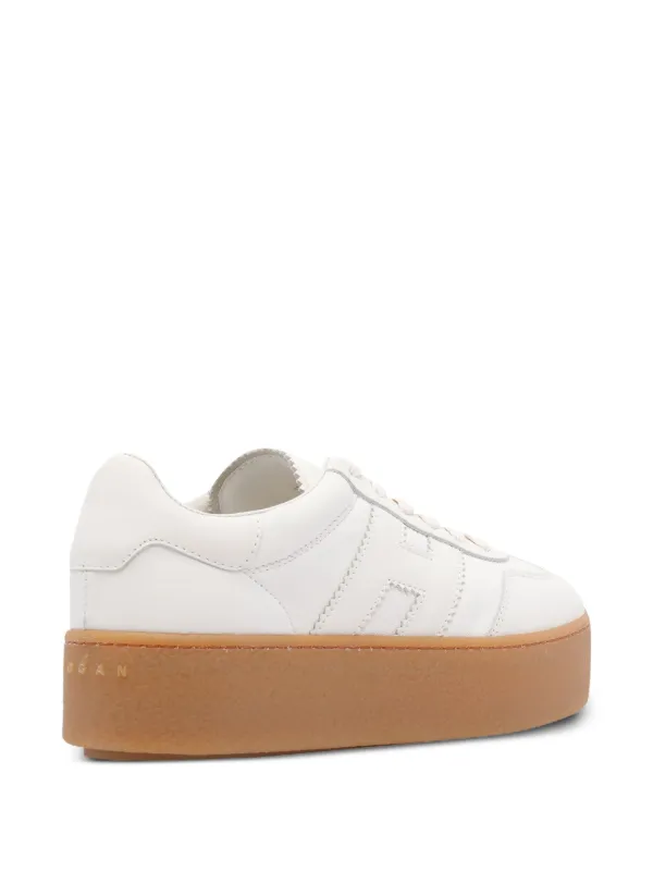 Hogan Cool Leather Platform low-top Sneakers White FARFETCH IN