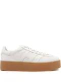 Hogan Cool leather platform low-top sneakers - White