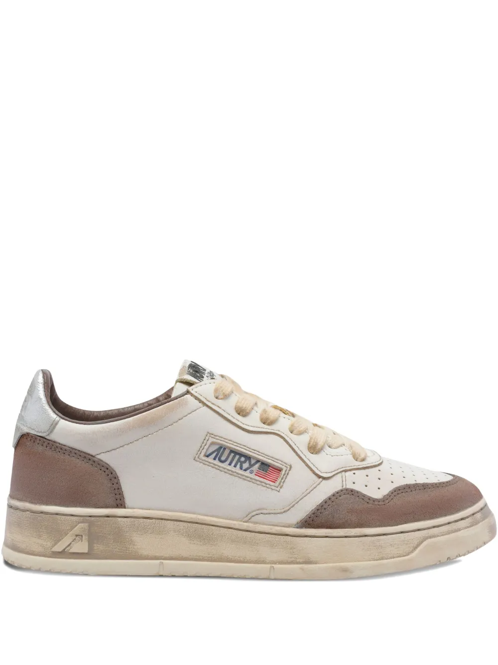 Autry Medalist Super Vintage leather sneakers White