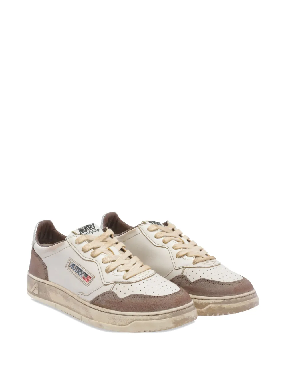 Autry Medalist Super Vintage leather sneakers White