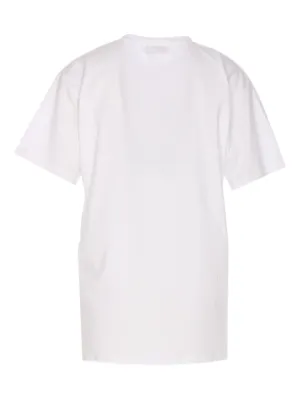 【Elisabetta Franchi】ロゴパッチ付きジャージーTシャツ T-shirt in jersey con patch logo Elisabetta Franchi