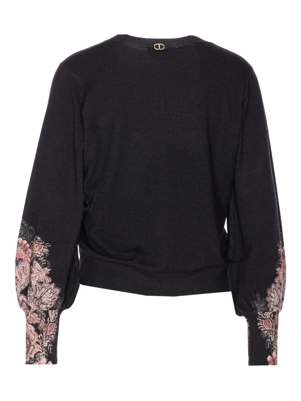 TWINSET Trui met ronde hals en mouwen Zwart