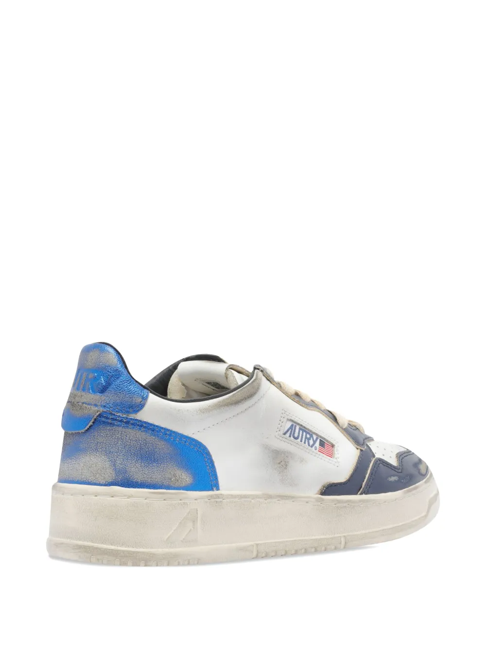 Autry leather logo sneakers White