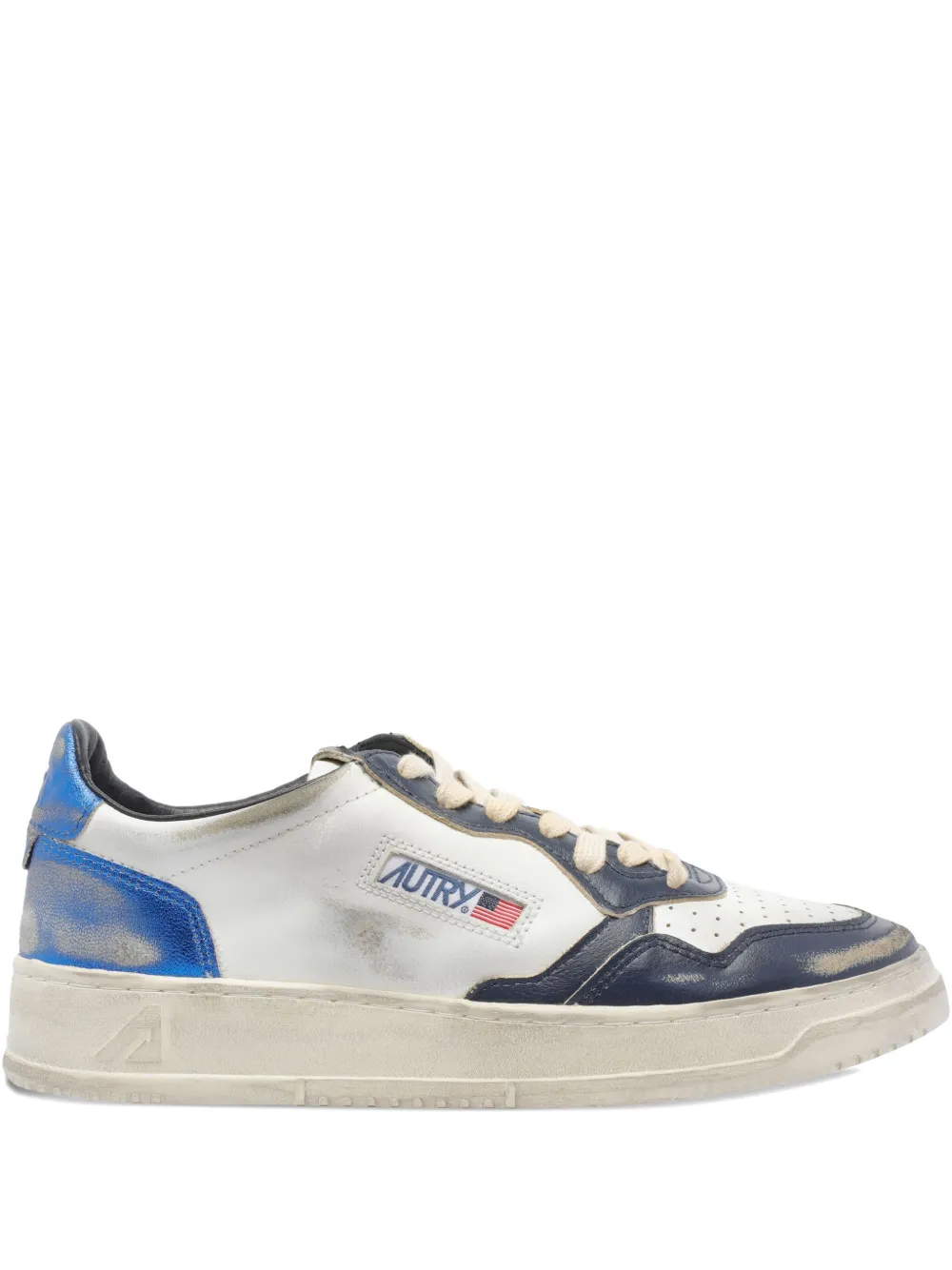 Autry leather logo sneakers White