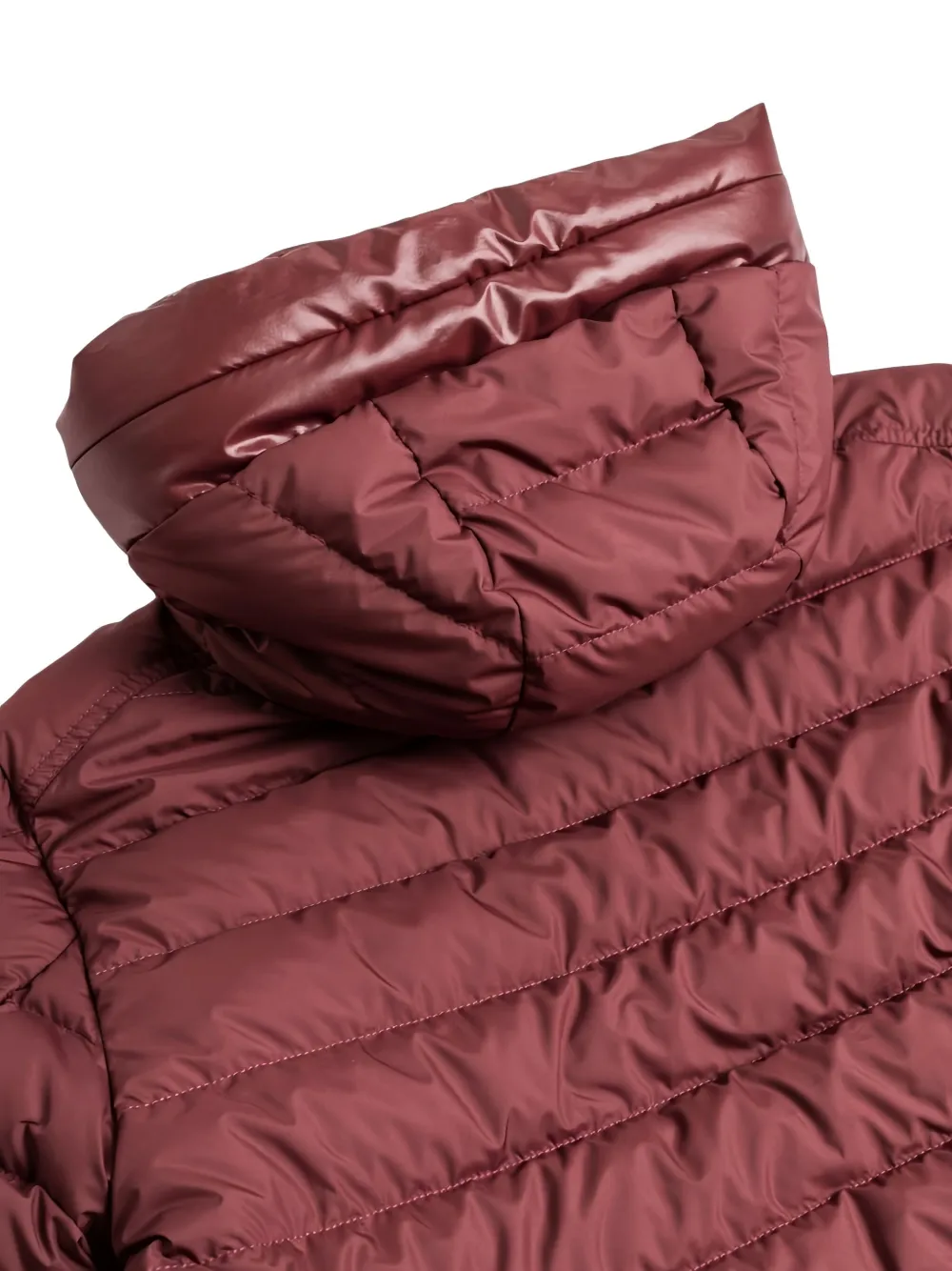 Moncler Chevrerie gewatteerd donsjack met capuchon Rood