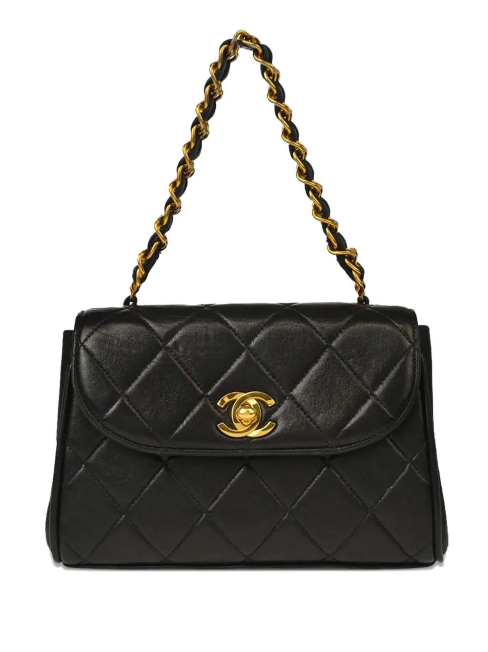 1995 quilted lambskin handbag