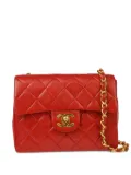 CHANEL Pre-Owned 1985-1990 mini Classic shoulder bag - Red