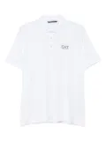 Ea7 Emporio Armani logo-print polo shirt - U0002 WHITE