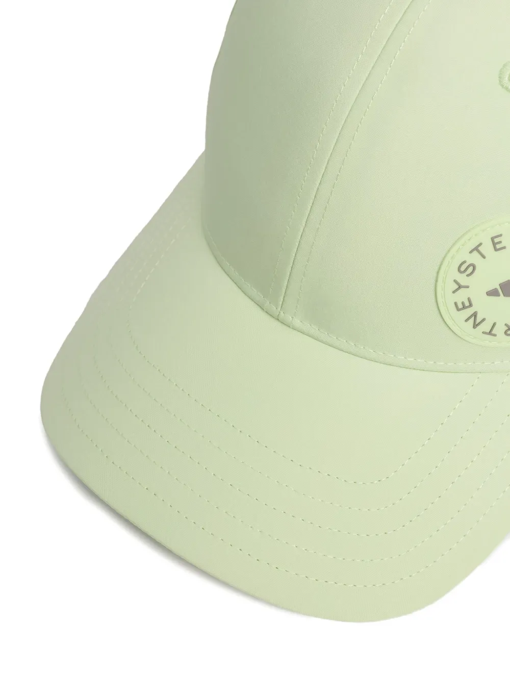 Adidas By Stella Mccartney Logo-patch Baseball Cap In Green