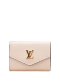 Louis Vuitton Pre-Owned 2021-2025 Leather Lockmini Compact Wallet small wallets - Brown
