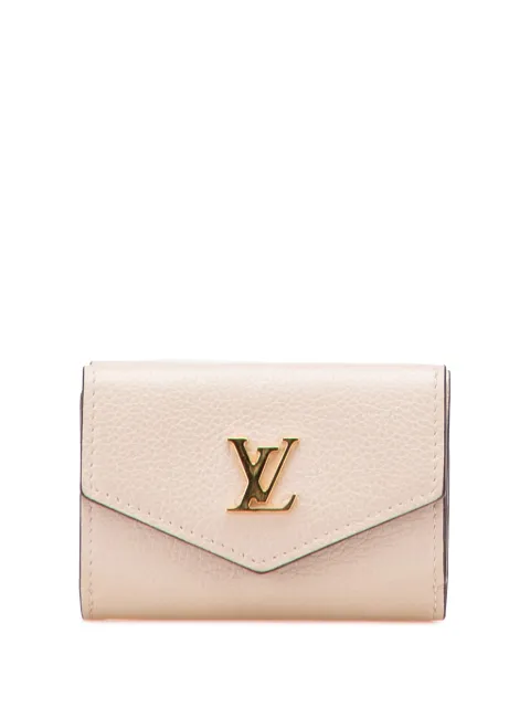 Louis Vuitton Pre-Owned 2021-2025 Leather Lockmini Compact Wallet small wallets