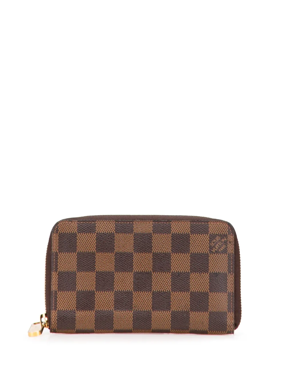 Louis Vuitton Pre-Owned 2010 Damier Ebene Zippy Compact Wallet long Louis Vuitton Pre-Owned 2010 Damier Ebene Zippy Compact Wallet long