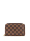 Louis Vuitton Pre-Owned 2010 Damier Ebene Zippy Compact Wallet long wallets - Brown