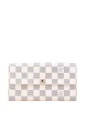 Louis Vuitton Pre-Owned 2008 Damier Azur Sarah Wallet long wallets - White