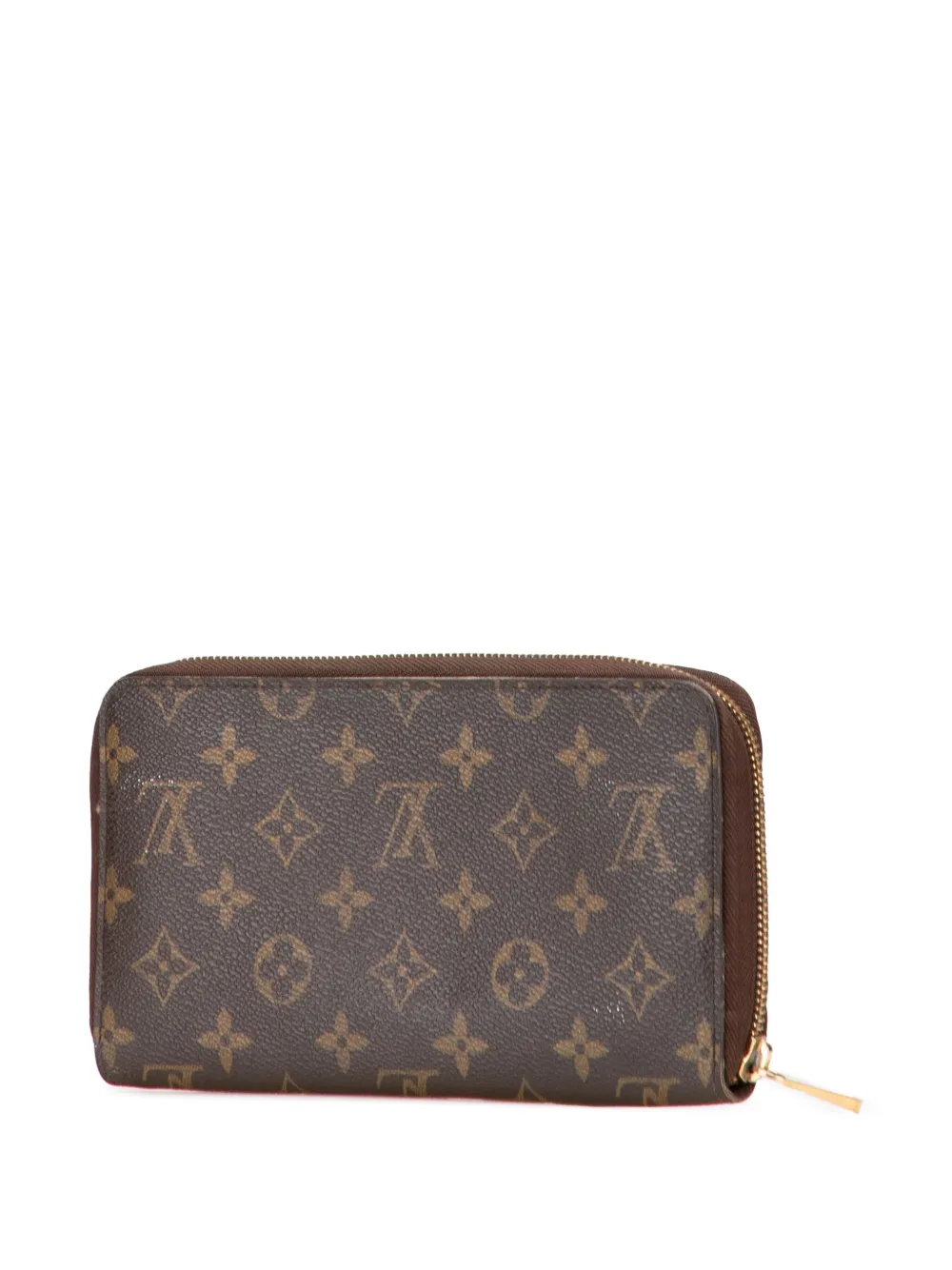 Pre-owned Louis Vuitton 2005 Monogram Zippy Organizer Wallet Long Wallets In Brown