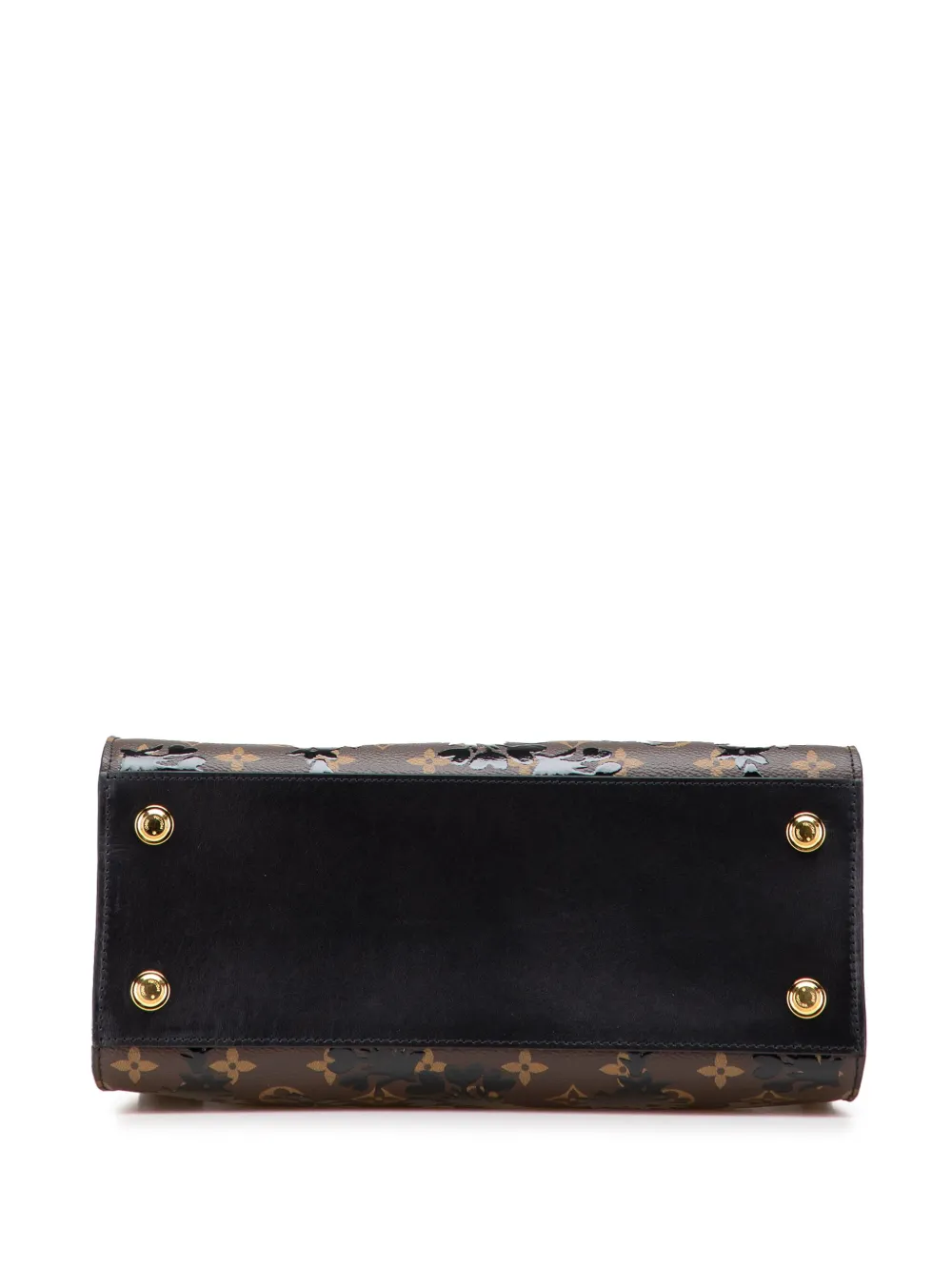 Pre-owned Louis Vuitton 2018 Monogram City Steamer Blossom Mm Satchel In Black