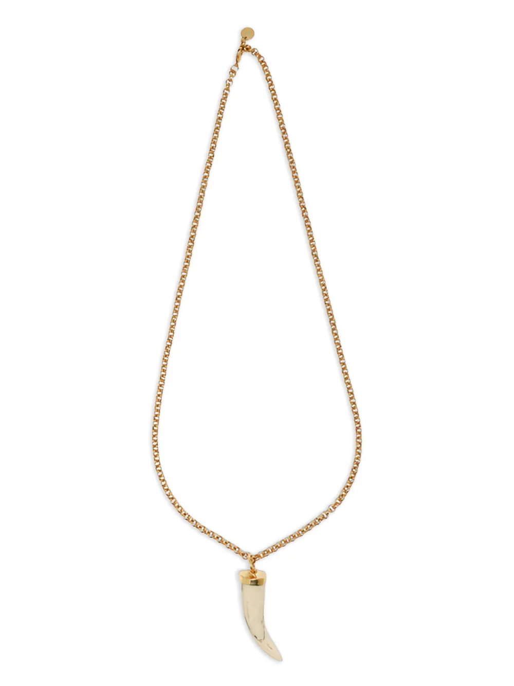 LUISA SPAGNOLI horn-pendant necklace - Oro
