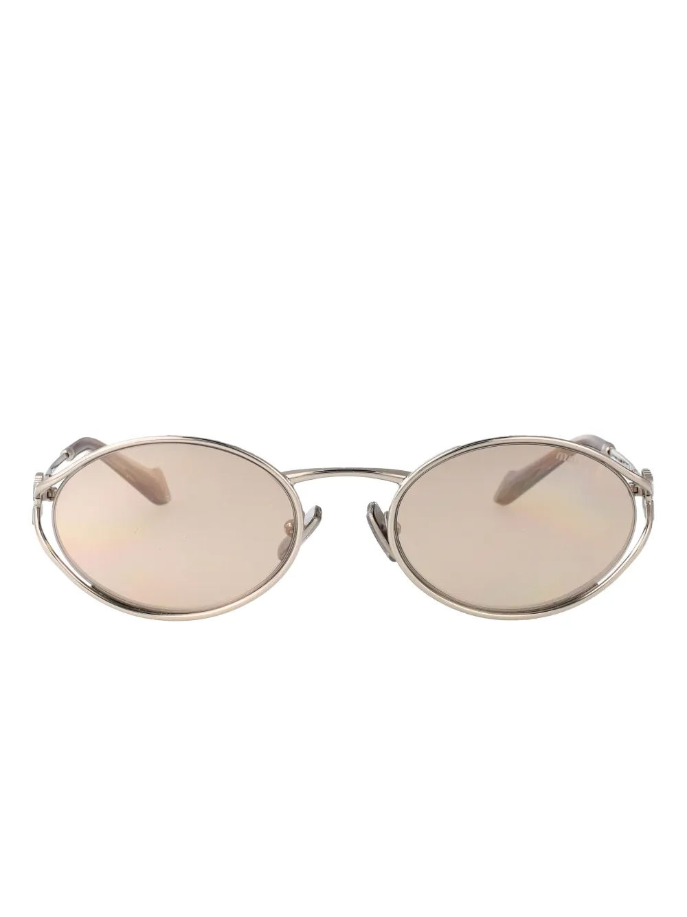 Miu Eyewear oval-frame sunglasses Grijs