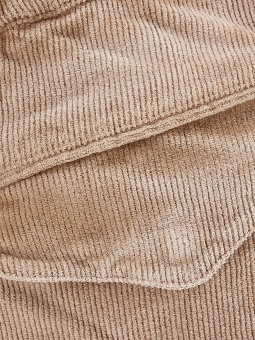 White Sand Ribfluwelen broek Beige