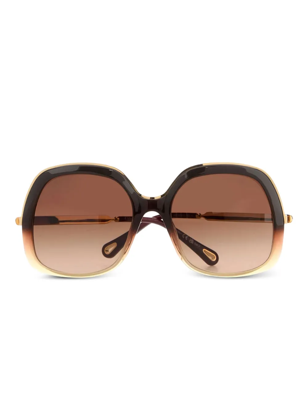 Chloé square-frame sunglasses Bruin