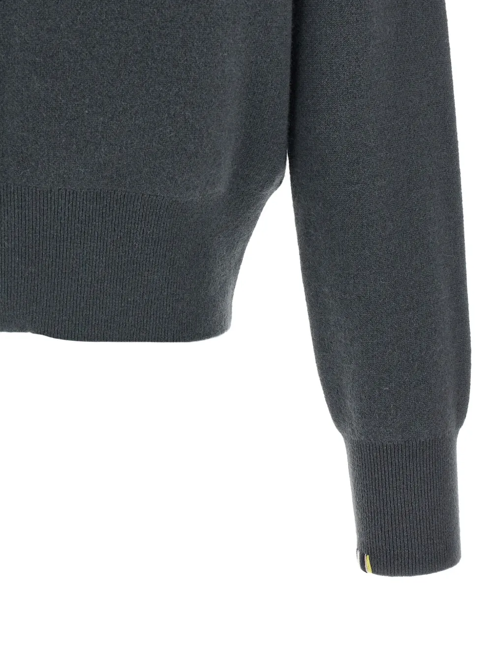 extreme cashmere Vest met hoge hals en rits Blauw