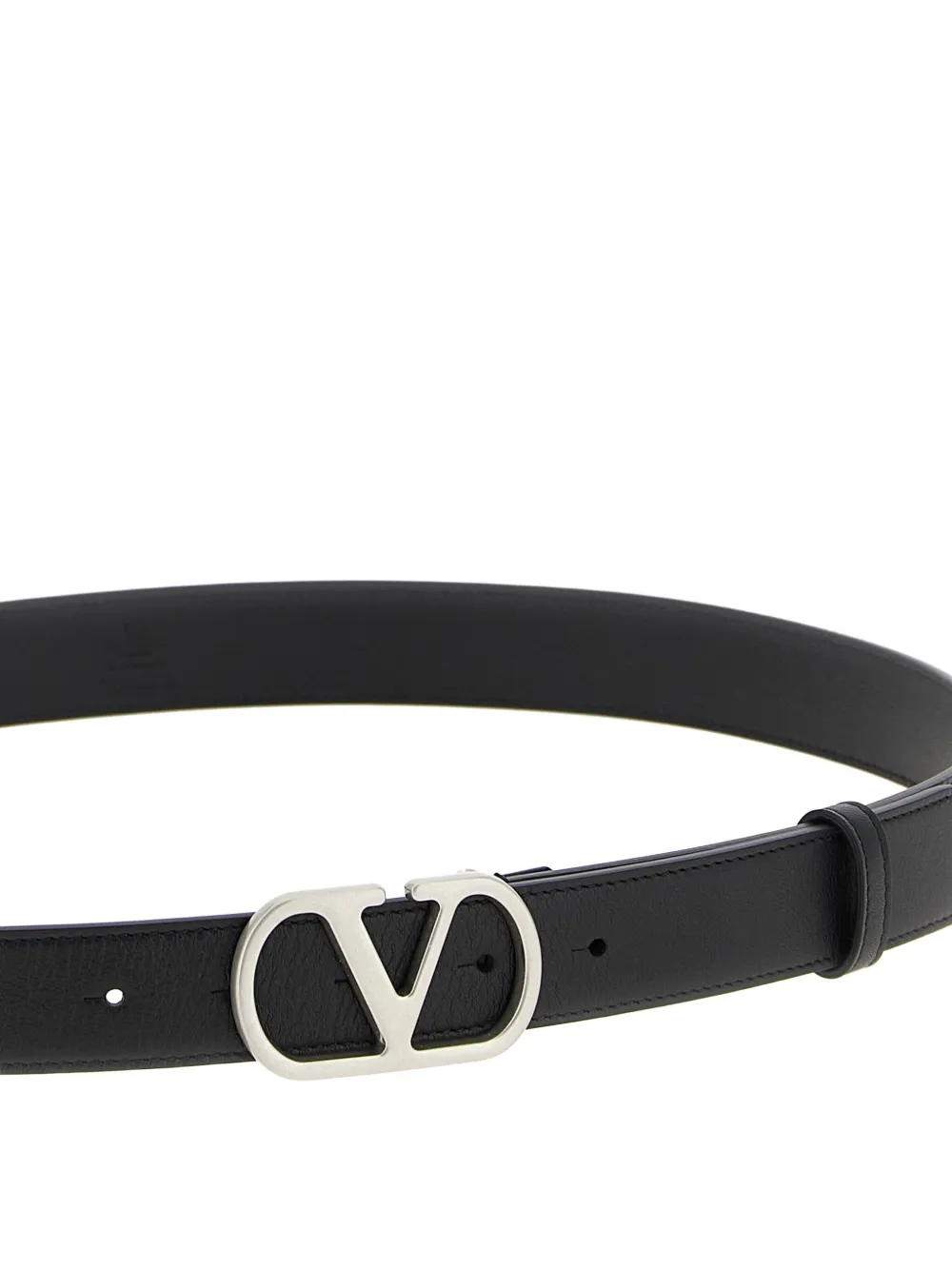 Valentino Garavani VLogo Signature leren riem Zwart