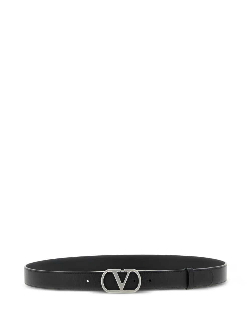 Valentino Garavani VLogo Signature leren riem Zwart