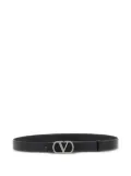 Valentino Garavani Vlogo Signature leather belt - Black