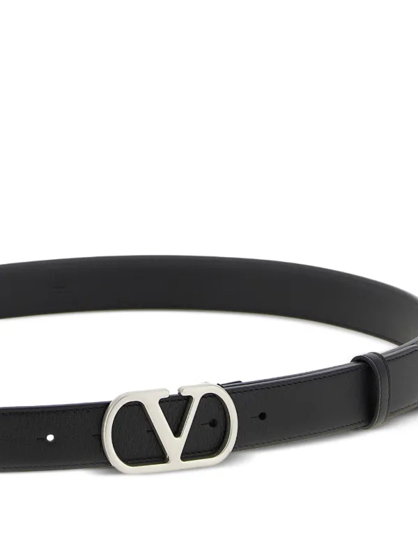 【VALENTINO GARAVANI】 Vロゴ レザーベルト Valentino Garavani Vロゴ レザーベルト | ブラック | FARFETCH JP