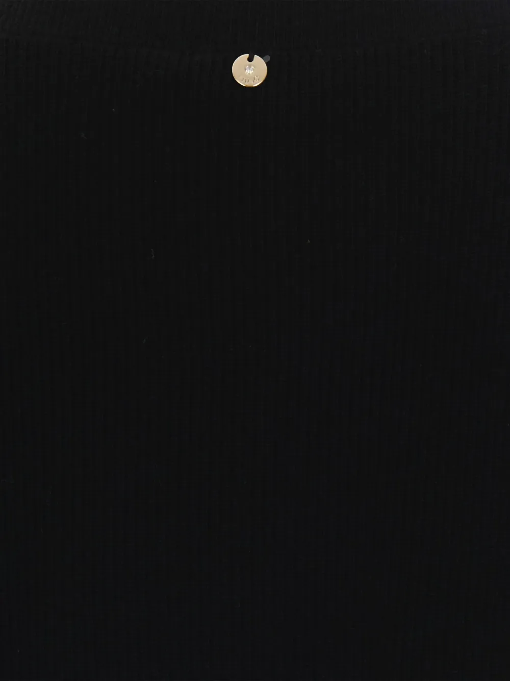 LIU JO Geribbelde sweater Zwart