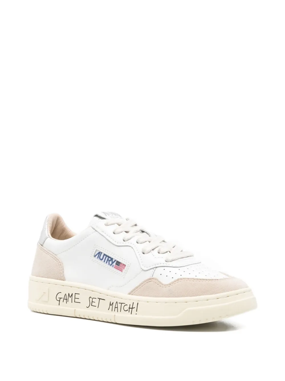 Autry Medalist leather sneakers White
