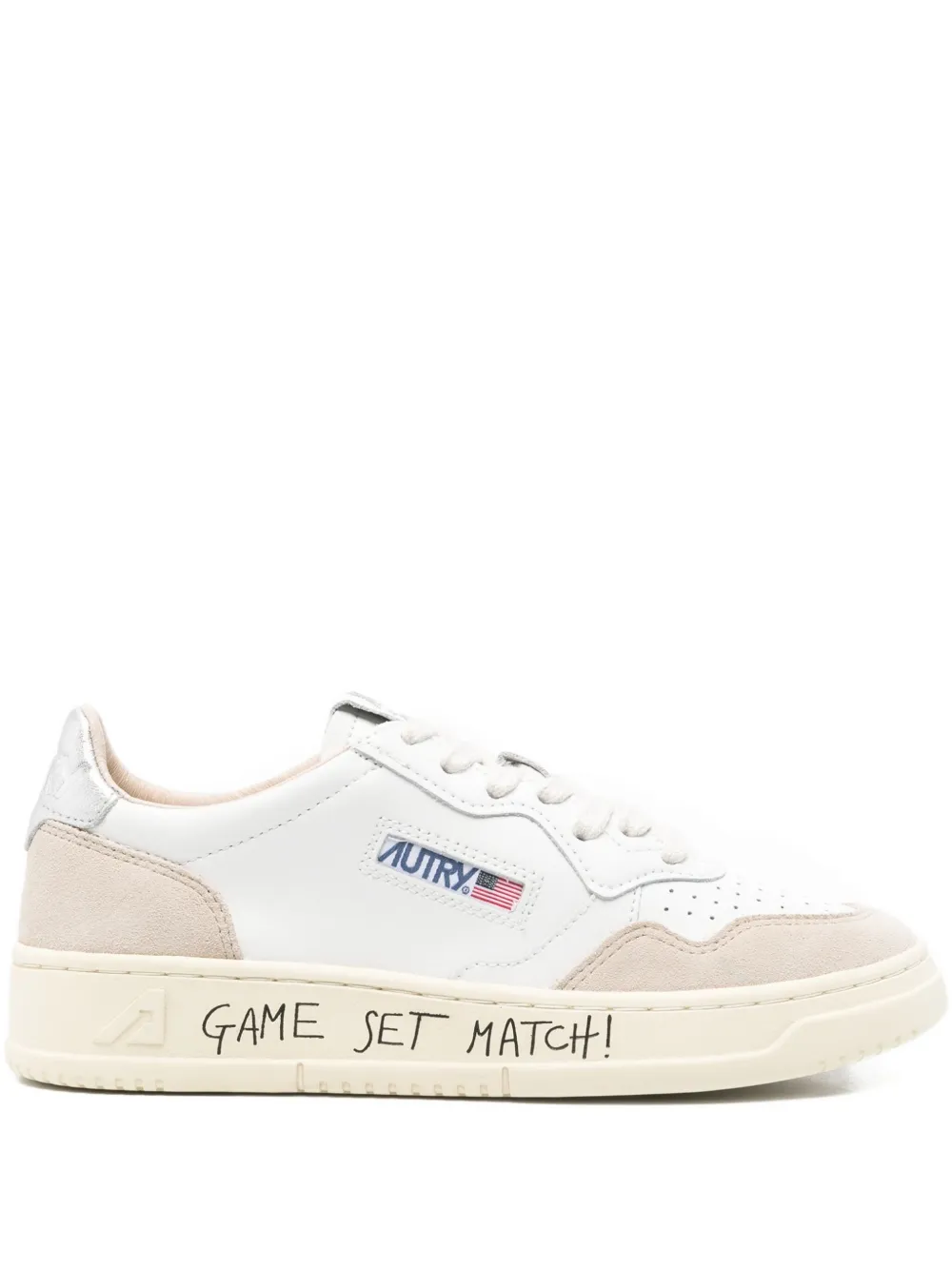 Autry Medalist leather sneakers White