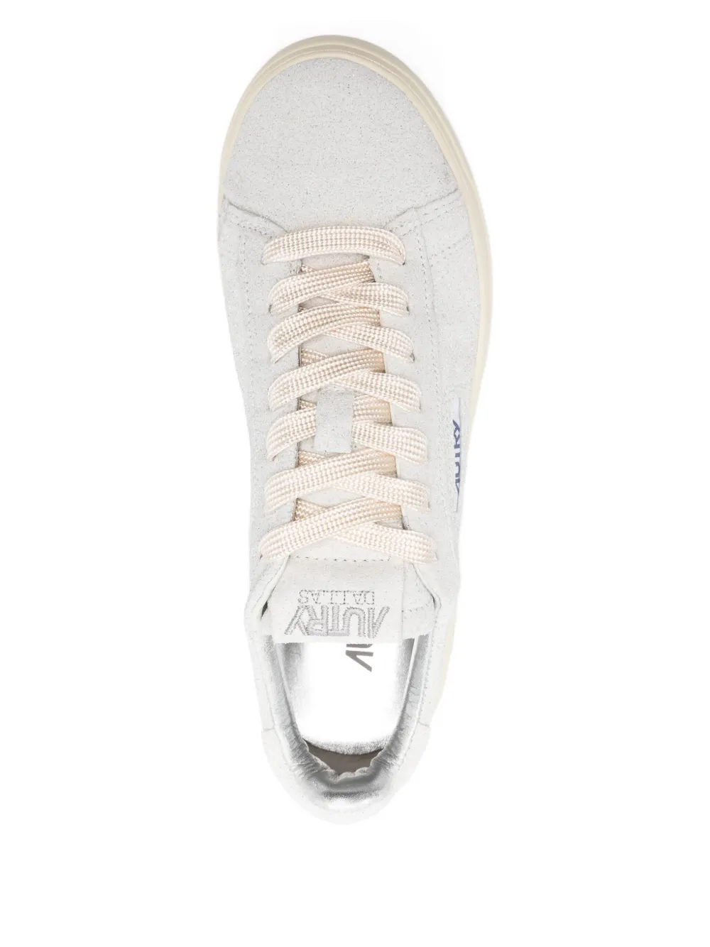 Autry Dallas suede low-top sneakers Neutrals