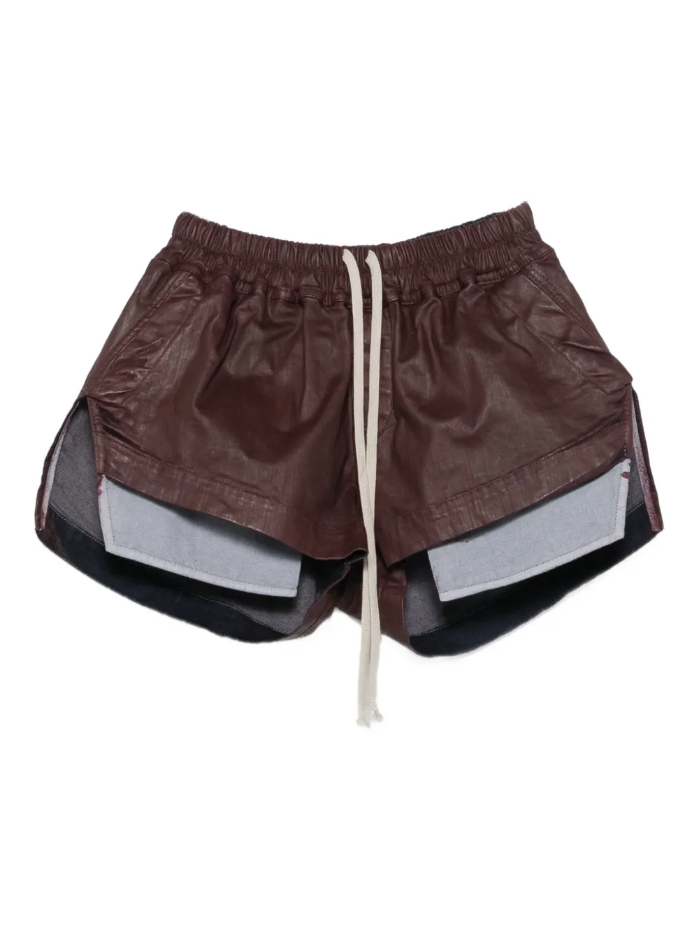 Rick Owens DRKSHDW Fog drawstring shorts Rood