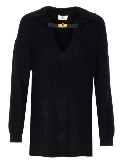 Elisabetta Franchi V-neck wool-blend sweater
