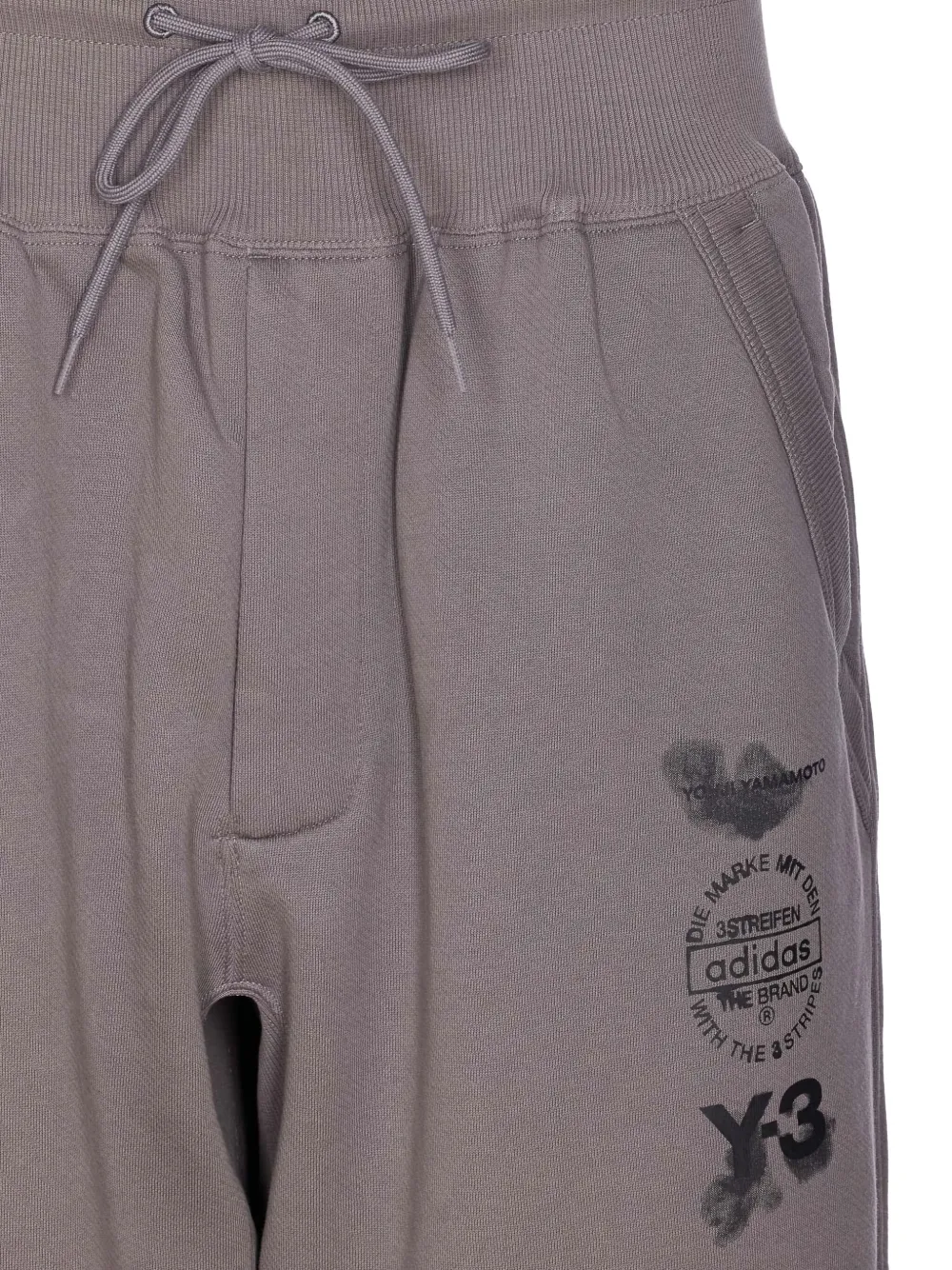 Y-3 x adidas trainingsbroek met cuffs Grijs