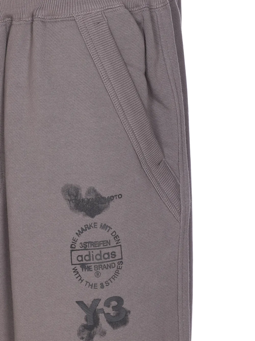 Y-3 x adidas trainingsbroek met cuffs Grijs
