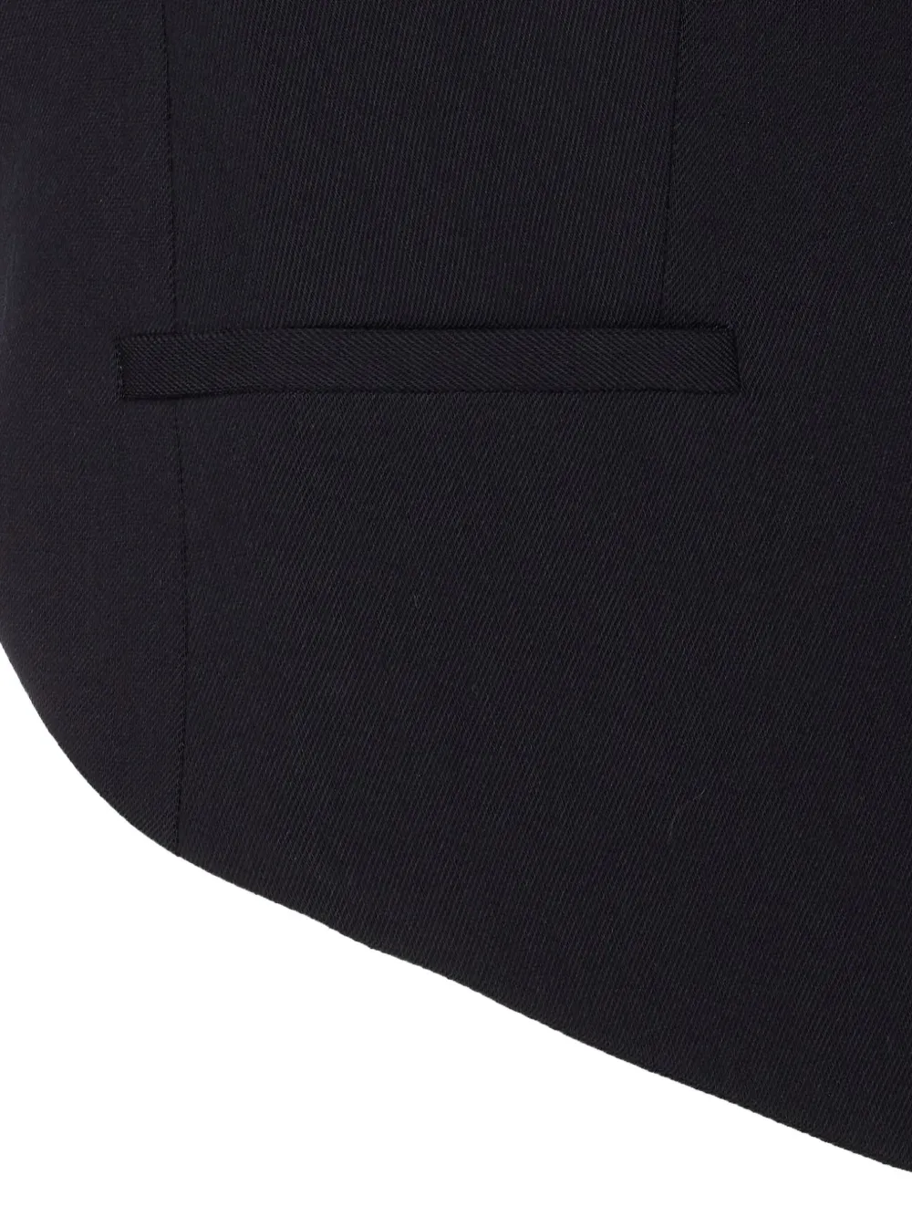 TWINSET Gilet met knopen en V-hals Zwart