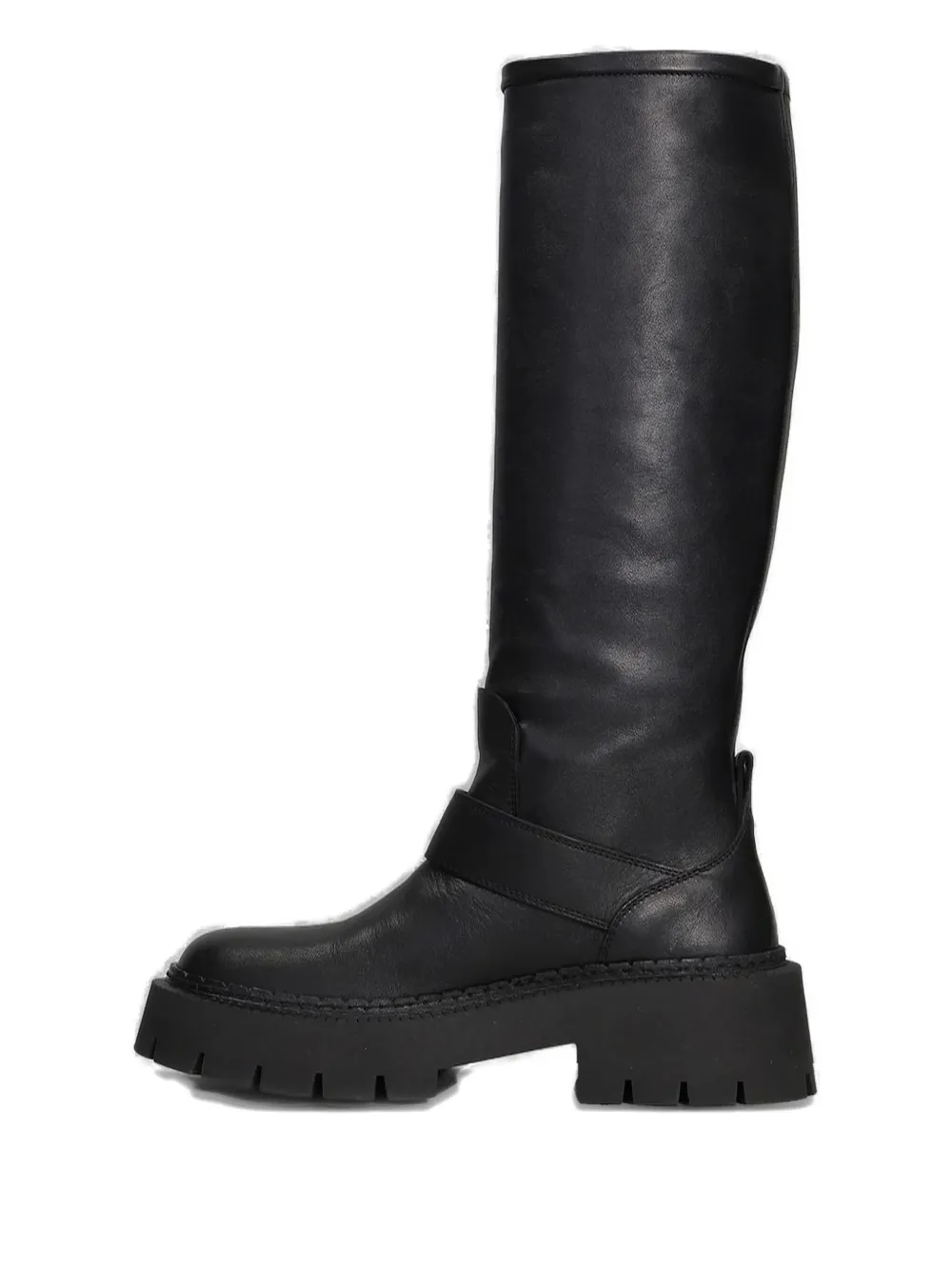 Vic Matie leather knee-high boots Zwart
