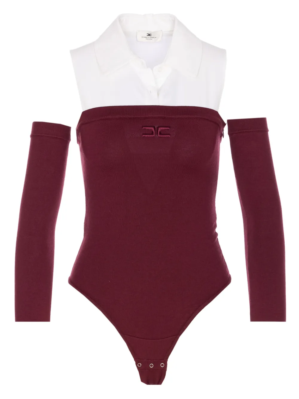 embroidered-logo bodysuit