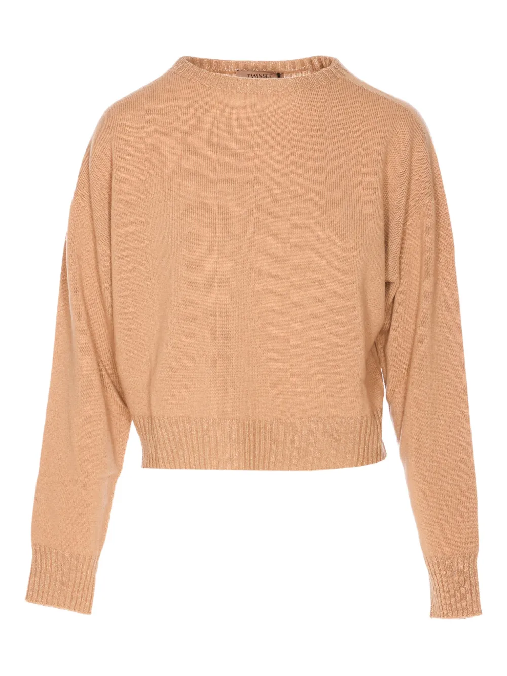 TWINSET crew-neck sweater Beige